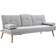 Homcom Scandi Style Grey Sofá 181cm Sofá 3 Plazas