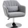 Homcom Stylish Retro Linen Light Grey Bar Stool 231.1cm