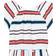 Tommy Hilfiger Big Girl's Striped Romper - White Roadmap