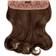 Lullabellz Thick Curly Clip In Hair Extensions 16 inch Mellow Brown