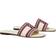 Tory Burch Double T Jacquard - Ash White/Vino