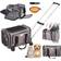 VEVOR Pet Carrier with Wheels Airline Approved, Expandable Rolling Cat Dog