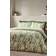 Hoem Frond Abstract Cotton Rich Reversible Duvet Cover Green