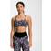 The North Face Women's Dune Sky Strappy Bra TNF Black IWD Print