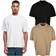 Urban Classics Oversized Mock Neck Tee T-Shirt - White