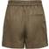 Only High Waist Linen Blend Shorts - Brun/Cub