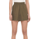 Only High Waist Linen Blend Shorts - Brun/Cub