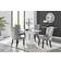 Furniturebox Imperia Belgravia Furniture Set Dining Table 120x70cm 5pcs