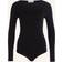 Falke Dam Body Fine Cotton - Svart