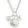 Guess Trust Your Heart Necklace - Silver/Transparent