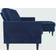 Mr. Kate Winston Blue Sofa 81.5" 2pcs 3 Seater