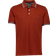 Bison Comfort Fit Poloshirt Plus Size - Red/Dust Red