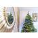 7ft/2.1m Pre Lit Green Bushy Christmas Tree 213.4cm