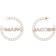 Marc Jacobs The Charmed Chain Hoops - Silver/Transparent