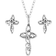 Montana Silversmiths Hold Steady Faith Cross Jewelry Set - Silver