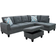 Star Home Living L Shaped Sectional Sofa 25" 3 4 Seater