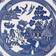 Churchill Blue Willow Dinner Plate 26cm