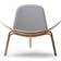 Carl Hansen & Søn CH07 Shell Lounge Chair 74cm