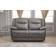 Betsy Furniture Bonded Grey Sofa 85" 3pcs 6 Seater