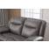 Betsy Furniture Bonded Grey Sofa 87" 3pcs 6 Seater
