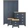 Three Posts Kenneth Slate Blue Armoire 111.8x180cm 4pcs