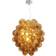 By Rydéns Deluxe Brandy Orange Pendant Lamp 64cm