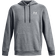 Under Armour Men's Essential Fleece Hoodie - Pitch Grey Medium Heather/White