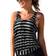 Wiki Kreta Tankini Top Black pattern C/D