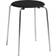 Fritz Hansen Dot Black/Chrome Sitzhocker 46cm