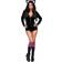 Leg Avenue Plush Black Cat Romper Women's Costume