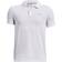Under Armour Boy's Matchplay Polo Shirt - White/Pitch Gray/Mod Gray (1377346-100)