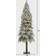 Nearly Natural Pre-Lit Flocked Grand Alpine Artificial Clear Lights Christmas Tree 72"