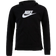 NIKE Girl's Sportwear Pullover Hoodie - Black/White