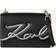 Karl Lagerfeld K/signature Small Shoulder Bag, Woman, Black/Nickel, Size: One size