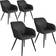 tectake Marilyn Kitchen Chair 82cm 4pcs