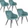 tectake Marilyn Kitchen Chair 82cm 4pcs