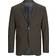 Jack & Jones Solaris Super Slim Fit Blazer - Brown/Black Ink