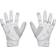 Under Armour Women's Radar Softball Batting Gloves White/Grey White/Grey