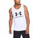 Under Armour Sportstyle Logo Tank ärmelloses Sportshirt, White/Black 101