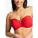 Panache Marianna Bandeau Bikini Top, Crimson