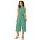 Yumi Mela Ditsy Daisy Sleeveless Culotte Jumpsuit, Green