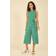 MELA Yumi Mela Ditsy Daisy Sleeveless Culotte Jumpsuit, Green