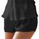 Lady Avenue Pure silk Shorts Black