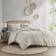 Ink+ivy Imani Duvet Cover White, Gray (233.7x223.5cm)