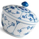 Royal Copenhagen Blue Fluted Sugar Bowl 5.1fl oz