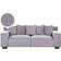 Beliani Corduroy Sofa 200cm 3 Seater