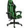 vidaXL Racing chair artificial leather - Black /Green