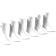 Adidas Cushioned Sportwear Crew Socks 6-pack - White/Black