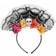 Amscan Day of the dead womens spiderweb headband