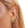 Brilliant Earth Logan Hollowell Flora Stud Earrings - Gold/Emerald/Diamond